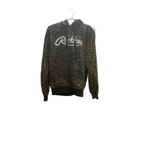 Y&R Leopard Print Women's Hoodie sz S